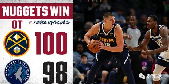  约基奇三双助力掘金，西部榜首稳固如磐石  